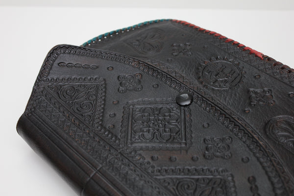 Black Moroccan leather bag