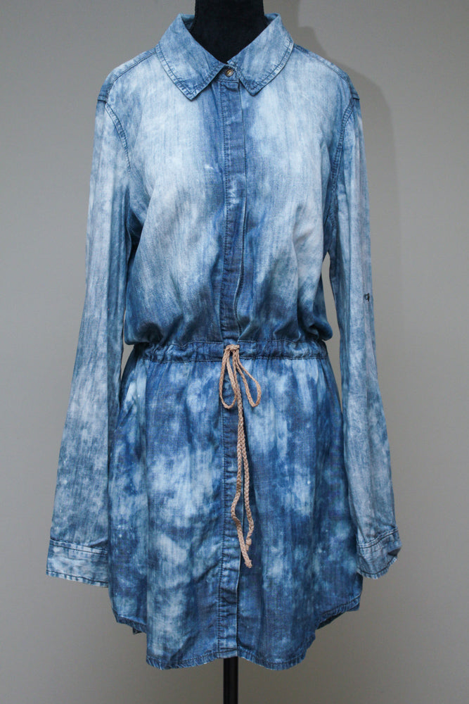 Dirty denim dress