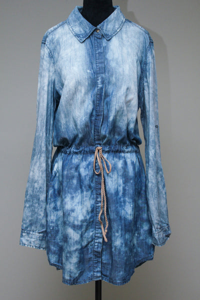 Dirty denim dress