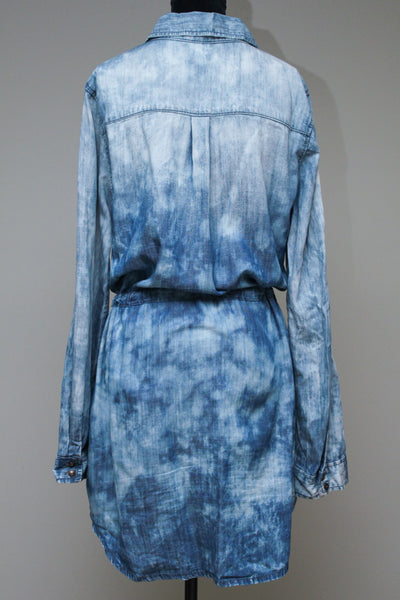 Dirty denim dress