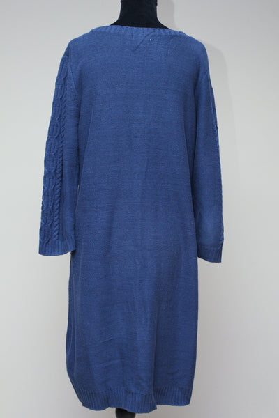 Knit navy dress