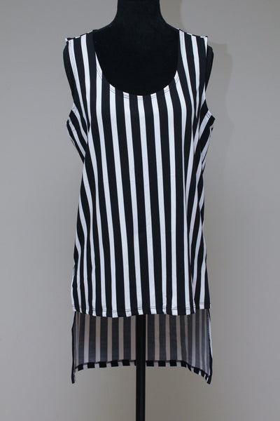 B/W Striped Top