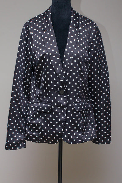 Polka dot blazer
