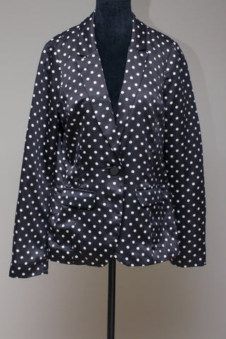 Polka dot blazer